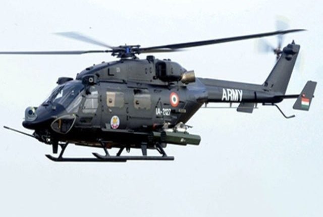 بھارتی فوج کا دو ماہ میں تیسرا ہیلی کاپٹر گر کر تباہ ہوا