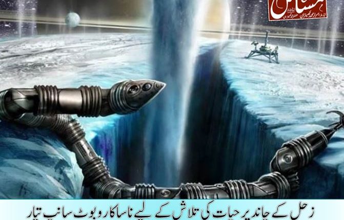 زحل کے چاند پر حیات کی تلاش کے لیے ناسا کا روبوٹ سانپ تیار