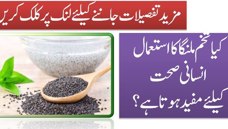 کیاتخم ملنگاکااستعمال انسانی صحت کیلئےمفیدہوتاہے؟